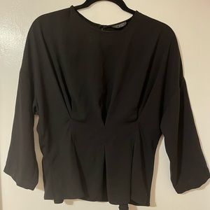 Black Topshop blouse